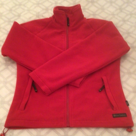 Women’s full zip red polar fleece thick jacket,size M - Picture 2 of 7